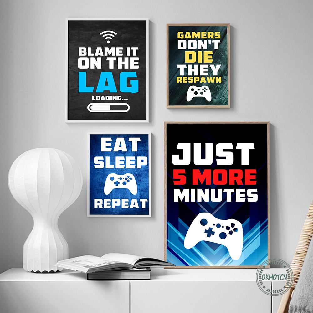 Canvas Prints Modular Gamer Picture for Gaming Room