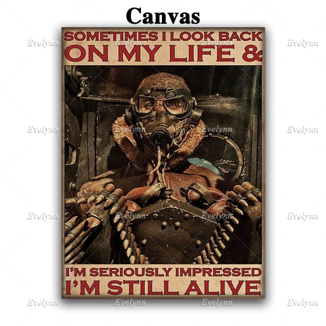 Sometimes I Look Back On Life And I'm Seriously Impressed Canvas Art