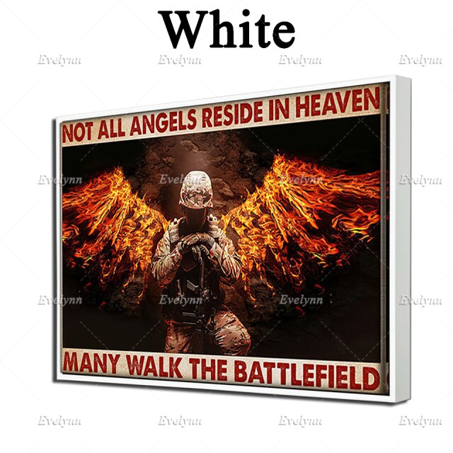 Not All Angels Reside In Heaven Canvas Art
