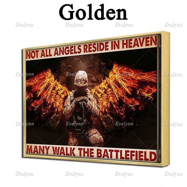 Not All Angels Reside In Heaven Canvas Art